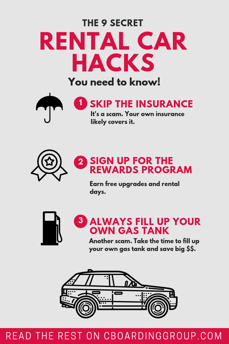 9 secret rental car hacks to know