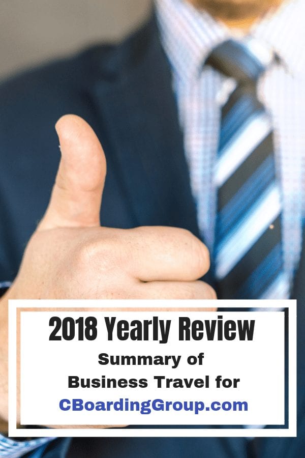 2018 Business Travel - Year in Review