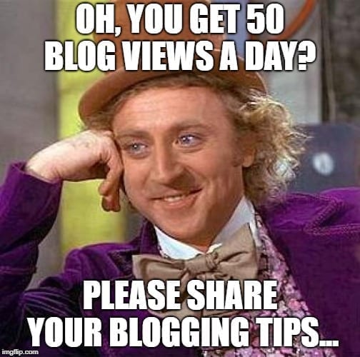 Blog Memes - 50 Views a Day