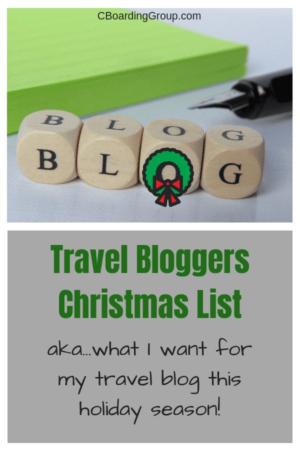 Travel Bloggers Christmas List