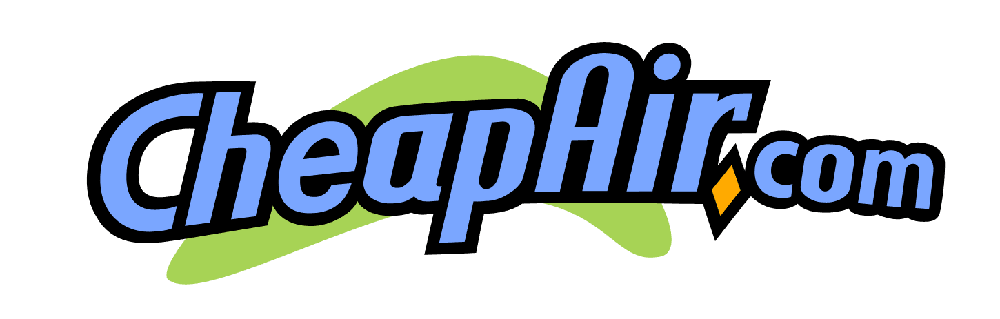 CheapAir.com bitcoin travel logo
