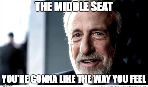 Travel Memes - Middle Seat Memes - How you Feel