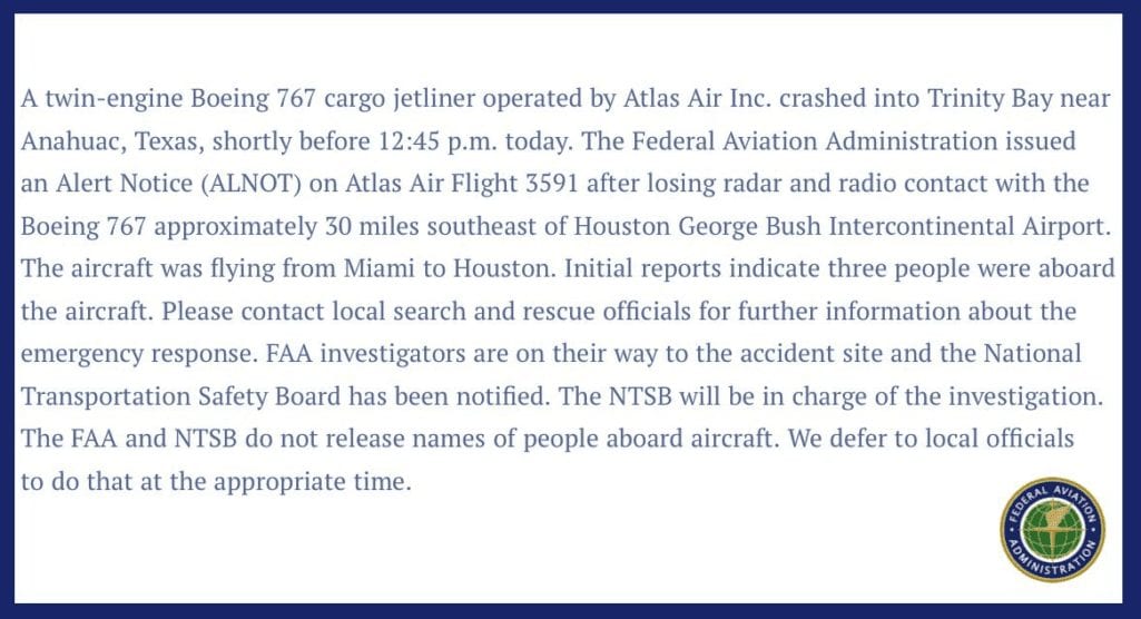 FAA Houston