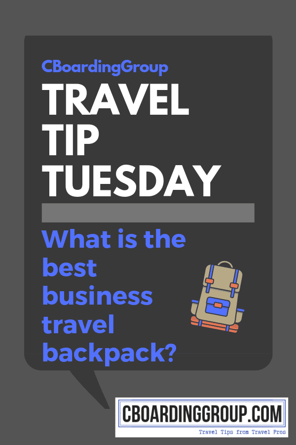 What is the best business travel backpack