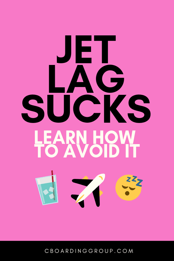 jet lag sucks - learn how to avoid it with these jet lag tips