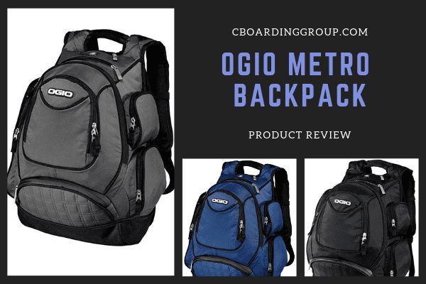 Images of Ogio Metro backpack plus text saying Ogio Metro backpack review