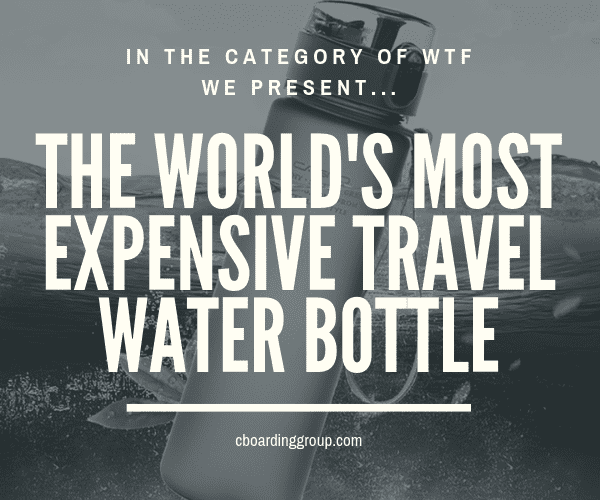 The World's Most Expensive Travel Water Bottle