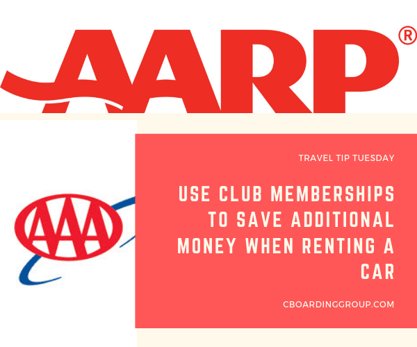 Use club memberships to save additional money when renting a car