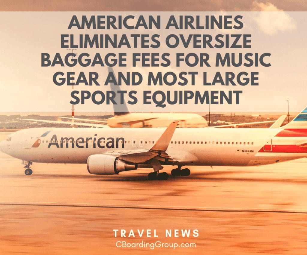 American Airlines Eliminates Oversize Baggage Fees for Music Gear and Most Large Sports Equipment