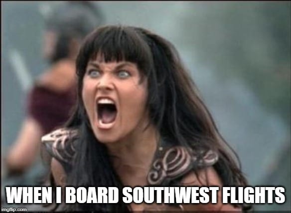 Boarding Southwest Flights