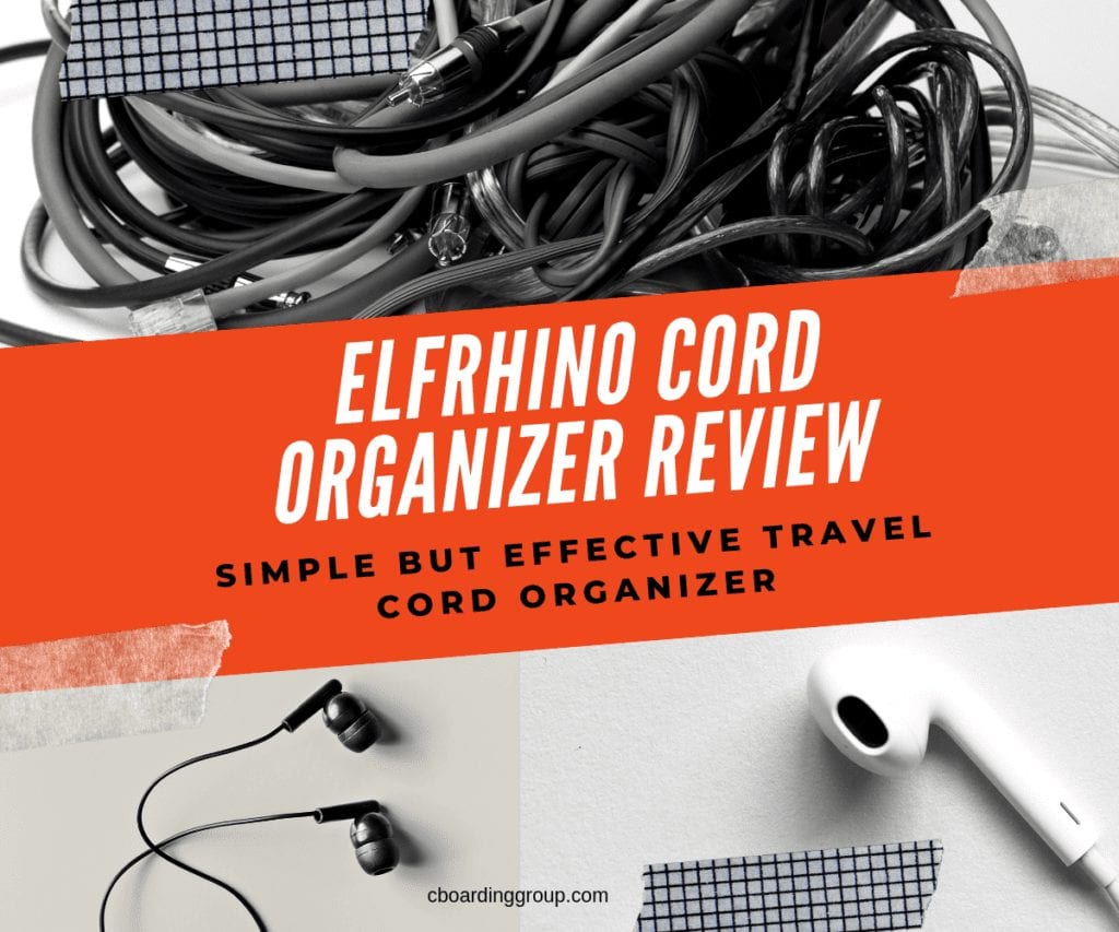 ELFRhino Cord Organizer Review - simple but effective travel cord organizer
