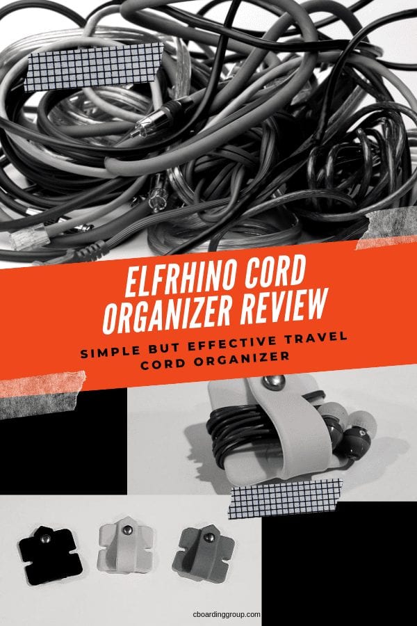 The ELFRhino Cord Organizer Review - simple but effective travel cord organizer