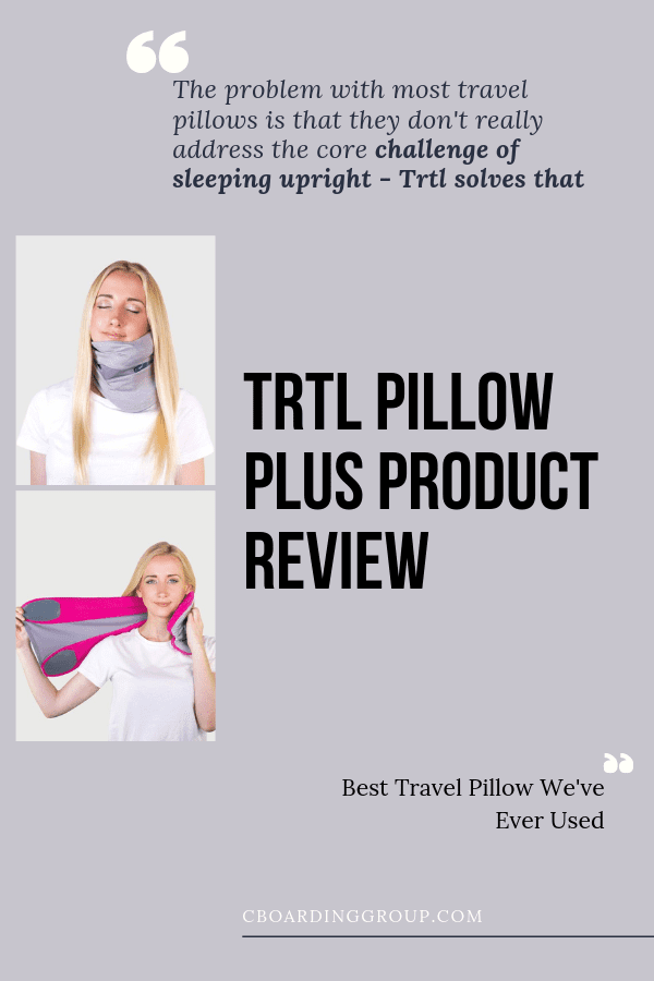 Trtl Pillow Plus Review - Best Travel Pillow