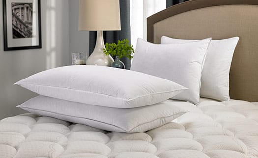 Image of hilton feather down hilton-pillow-top hotel pillow