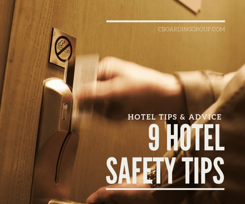 travel safety tips hotels