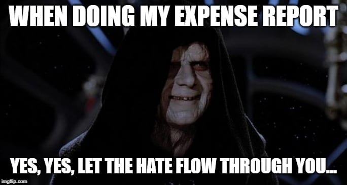 Doing My Expense report travel memes