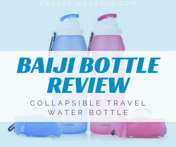 baiji bottle review - collapsible travel water bottle review