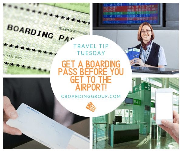 Get a Boarding Pass before you get to the Airport
