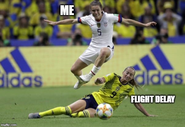 World Cup memes avoding that flight delay
