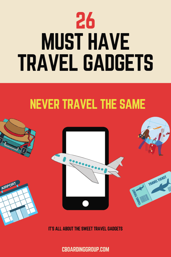 26 Must Have Travel Gadgets & Gear