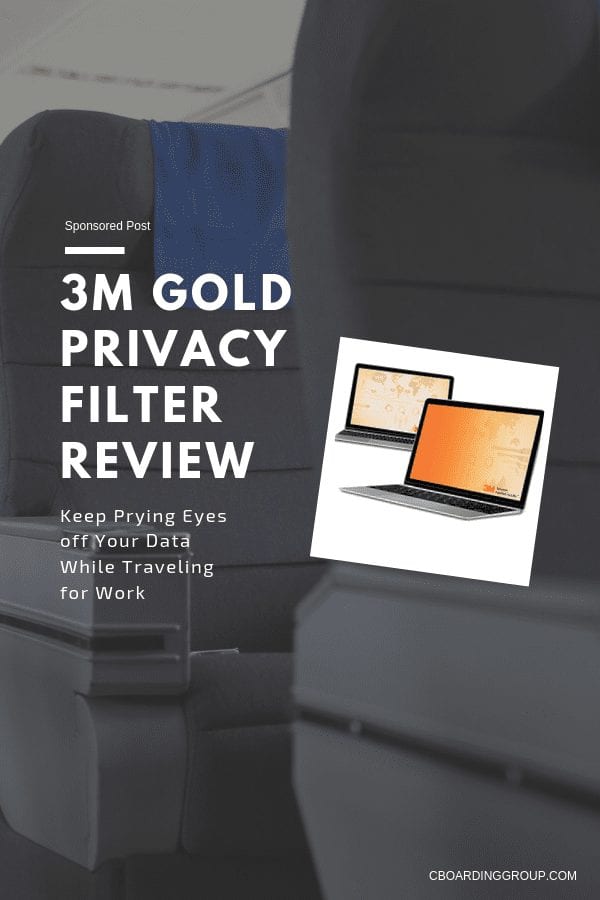 3M Gold Privacy Filter Review Keep Prying Eyes off Your Data While Traveling for Work