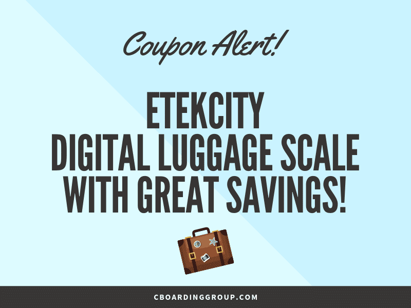 Coupon Alert Etekcity Digital Luggage Scale with great savings!