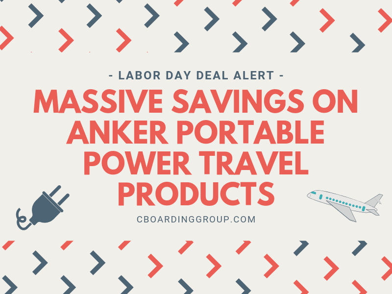 Massive Savings on Anker Portable Power Travel Products