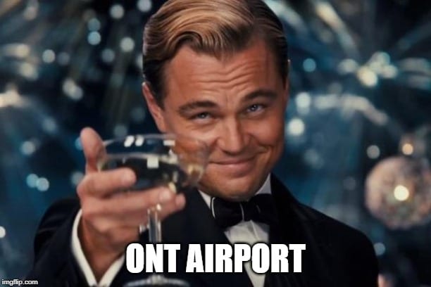 Cheers to You ONT Airport