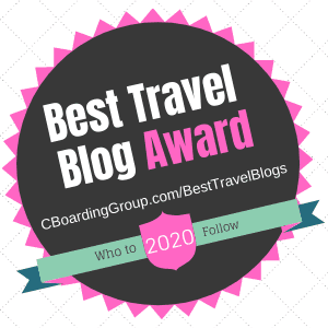 Best Travel Blog for 2020 Award