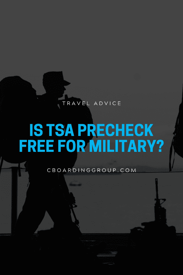 is-tsa-precheck-free-for-military