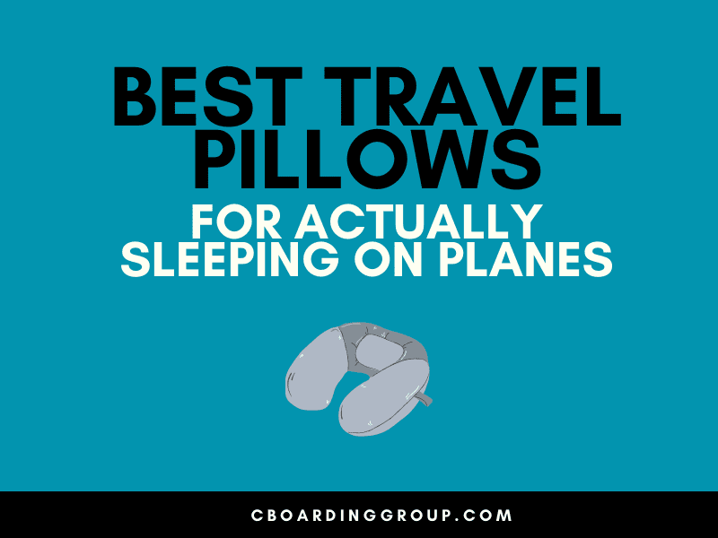 best travel pillows for sleeping on planes - the top travel pillows