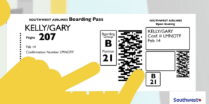 early bird southwest airlines boarding pass