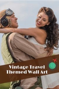 Vintage Travel Themed Wall Art