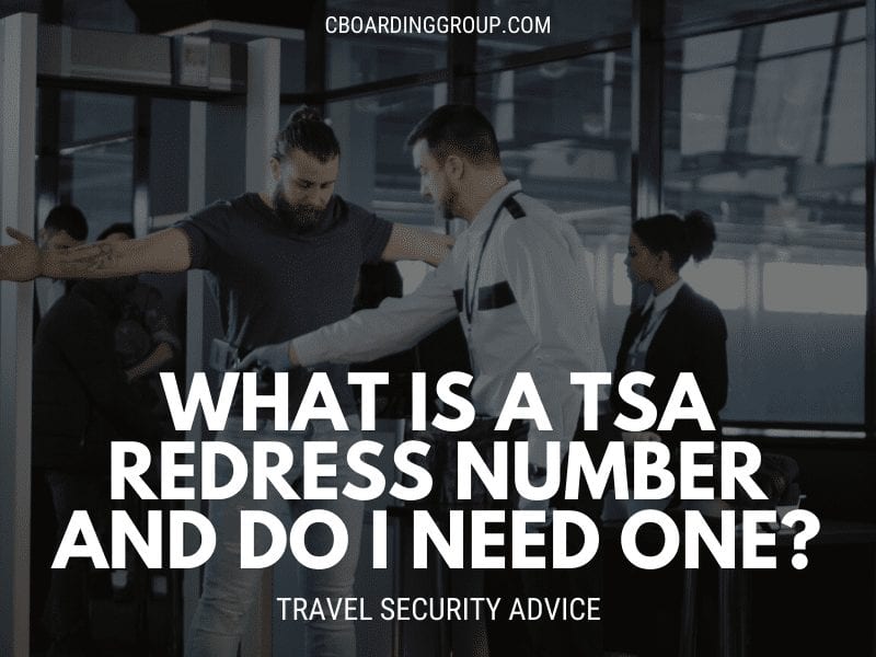 What is a redress number and do I need one