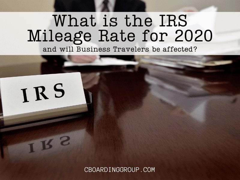 What is the IRS Mileage Rate for 2020