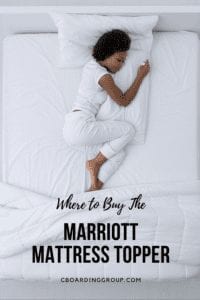 Where to buy the Marriott Mattress Topper