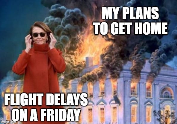 Flight Delay memes about Nancy
