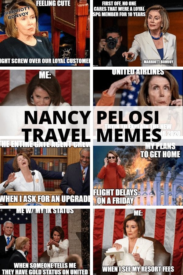 Nancy Pelosi Memes about Travel That are Hilarious