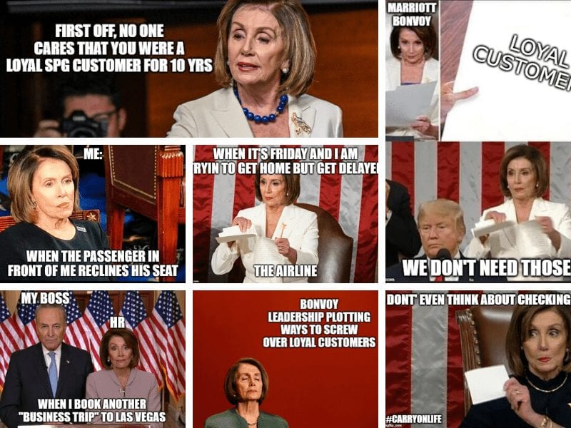 Nancy Pelosi Memes about Travel