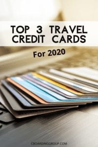THE TOP 3 TRAVEL CREDIT CARDS FOR 2020
