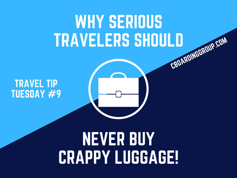 Why Serious Travelers Should Never Buy Crappy Luggage