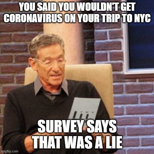 Coronavirus Memes - survey says