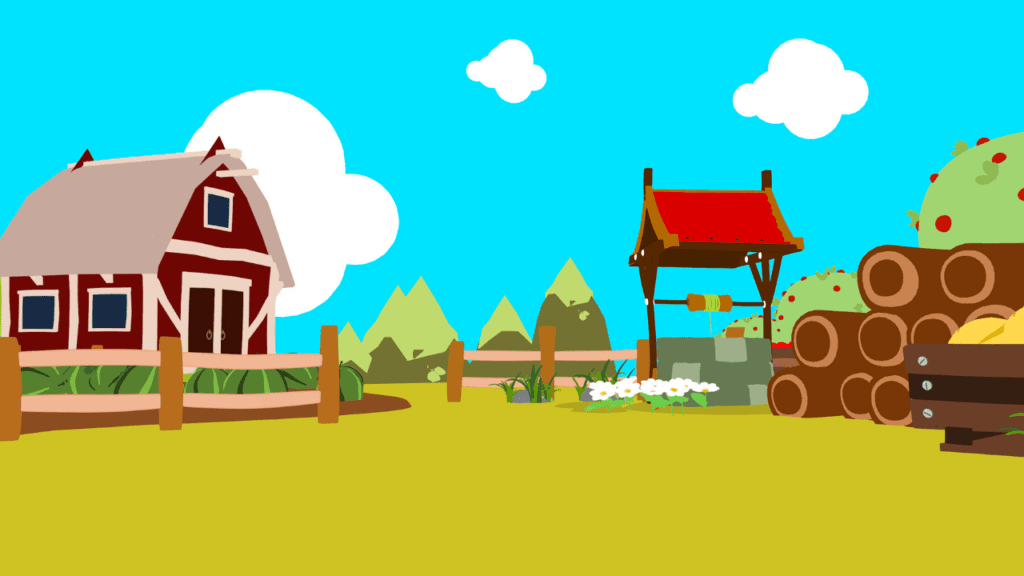 Farm Zoom Background for Kids