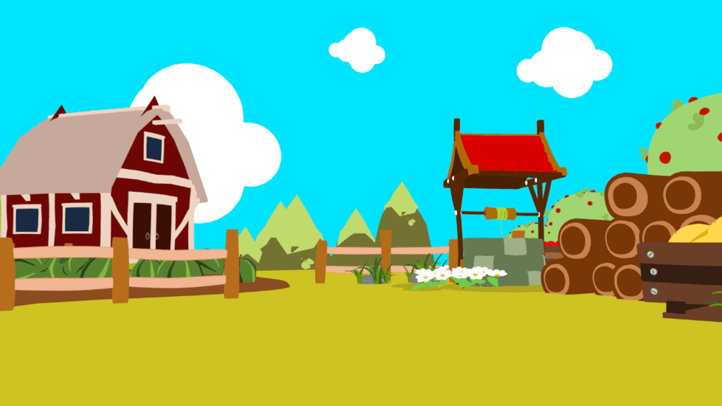 farmhouse christmas zoom background