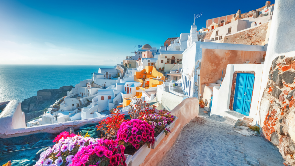 Free Travel Zoom Virtual Background - Greece