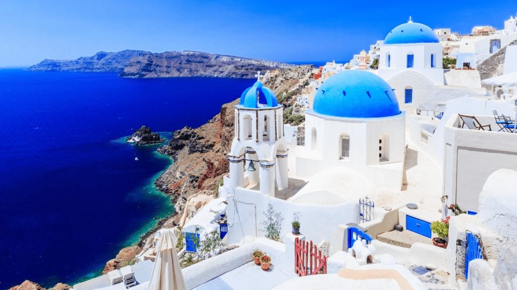 Free Travel Zoom Virtual Background - Greece 2
