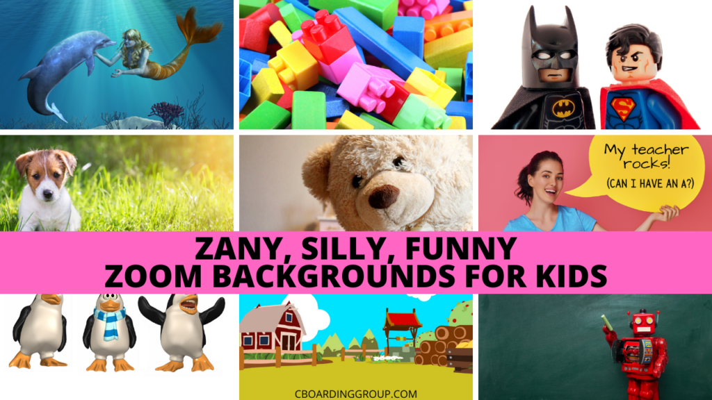 Funny Zoom Backgrounds for Kids