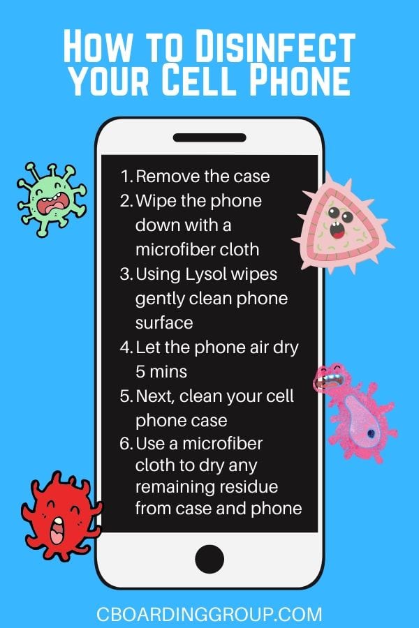 How to Disinfect your Cell Phone and keep it clean