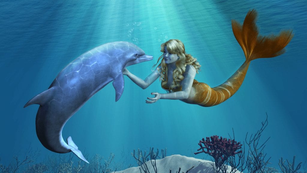 Mermaid Zoom Background for Kids