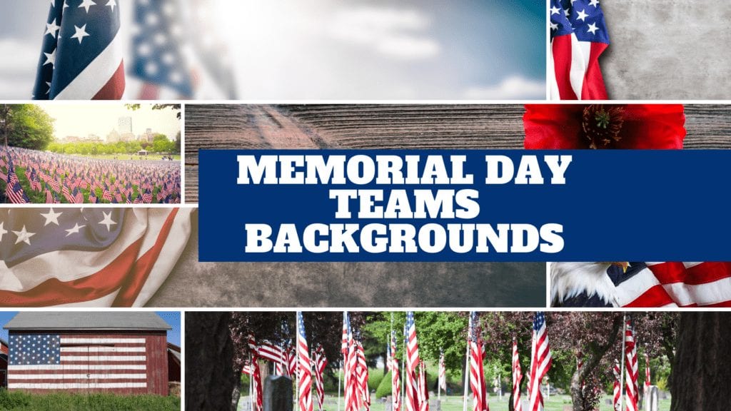 Image of many memorial day teams backgrounds